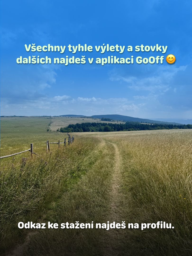 Všechny tyhle výlety a stovky dalších najdeš v aplikaci GoOff